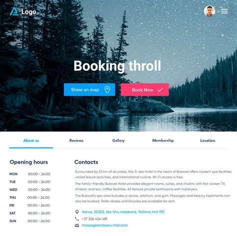 Booking Page .